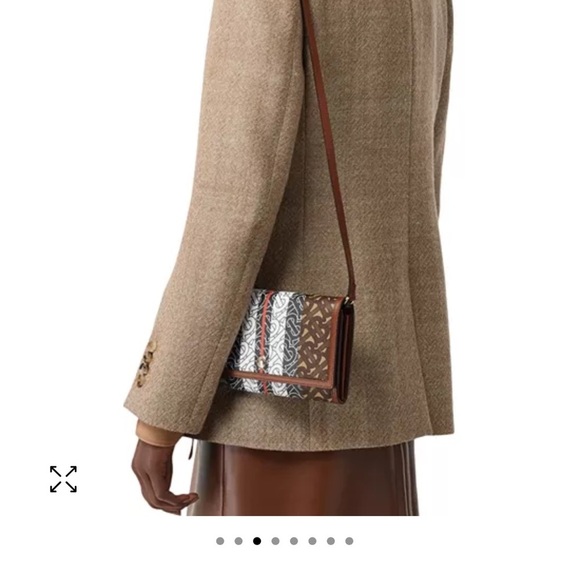 Burberry Monogram Stripe E-Canvas Folding Wallet - Picture 6 of 7